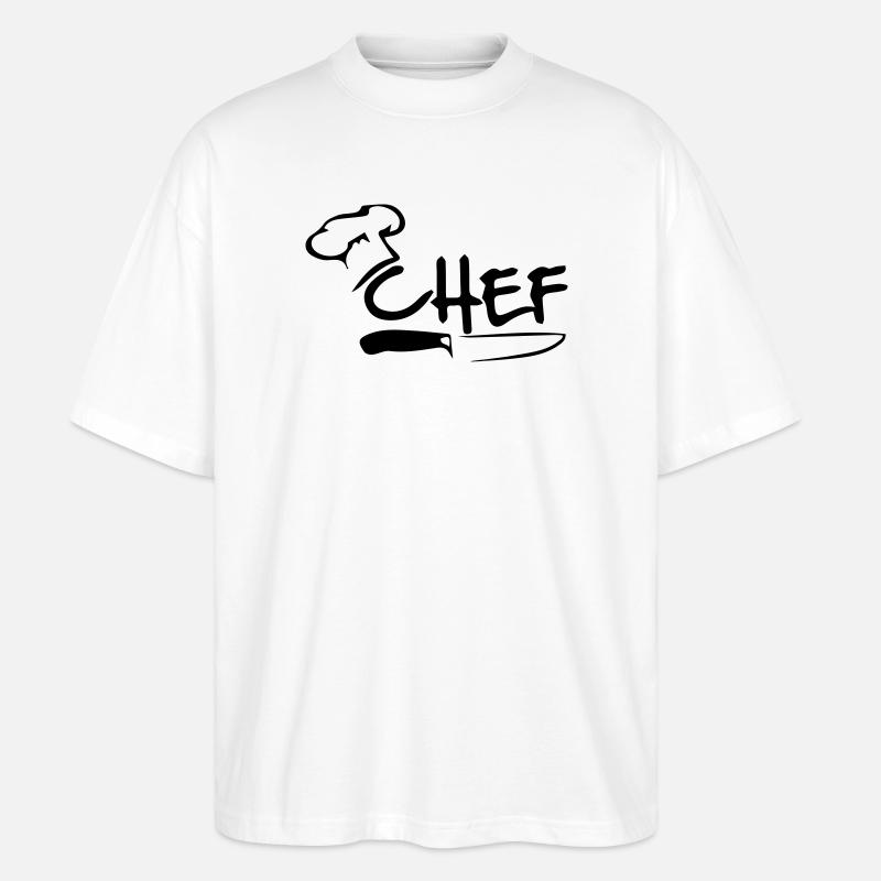 Chef - T-shirt bio Blaster 2.0 coupe oversize Stanley/Stella Unisexe - blanc
