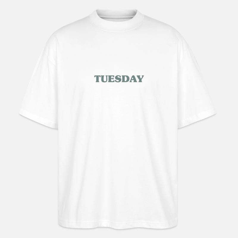 Le mardi - T-shirt bio Blaster 2.0 coupe oversize Stanley/Stella Unisexe - blanc