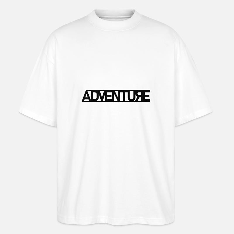 Abenteuer Entdecker - Stanley/Stella Oversized Unisex Bio T-Shirt Blaster 2.0 - Weiß