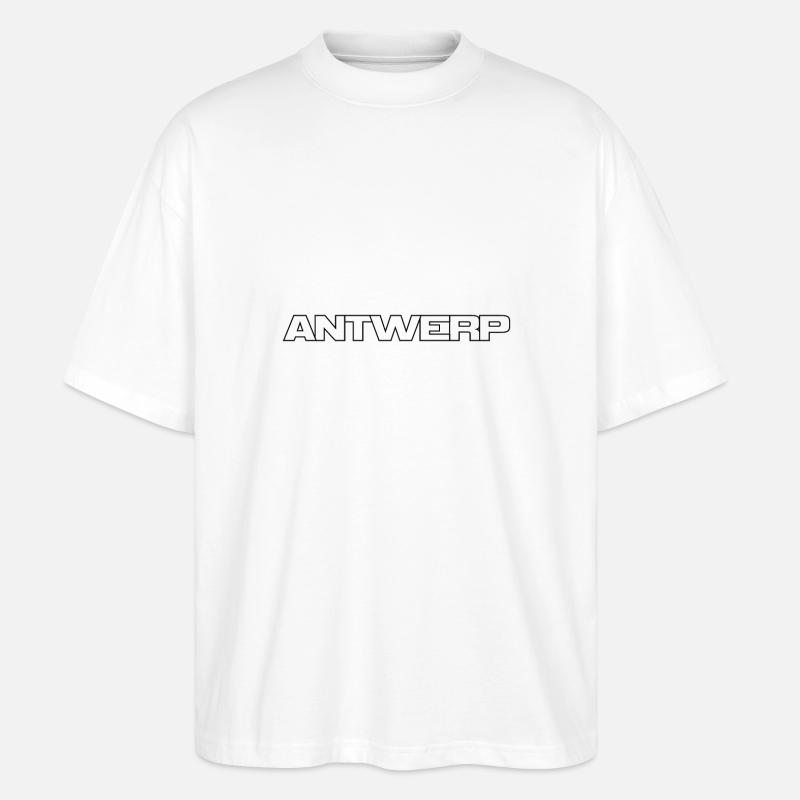 Antwerpen - Stanley/Stella Oversized Unisex Bio T-Shirt Blaster 2.0 - Weiß