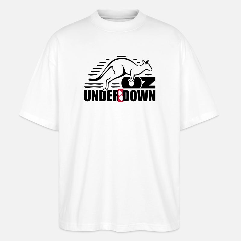 down under - T-shirt bio Blaster 2.0 coupe oversize Stanley/Stella Unisexe - blanc