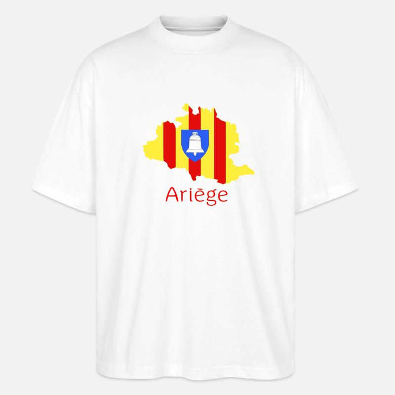 Ariège - Stanley/Stella Oversized Unisex Bio T-Shirt Blaster 2.0 - Weiß