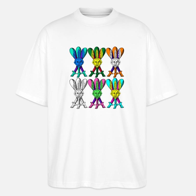 ANDERS UND TRADITIONELL SEIN - Stanley/Stella Oversized Unisex Bio T-Shirt Blaster 2.0 - Weiß