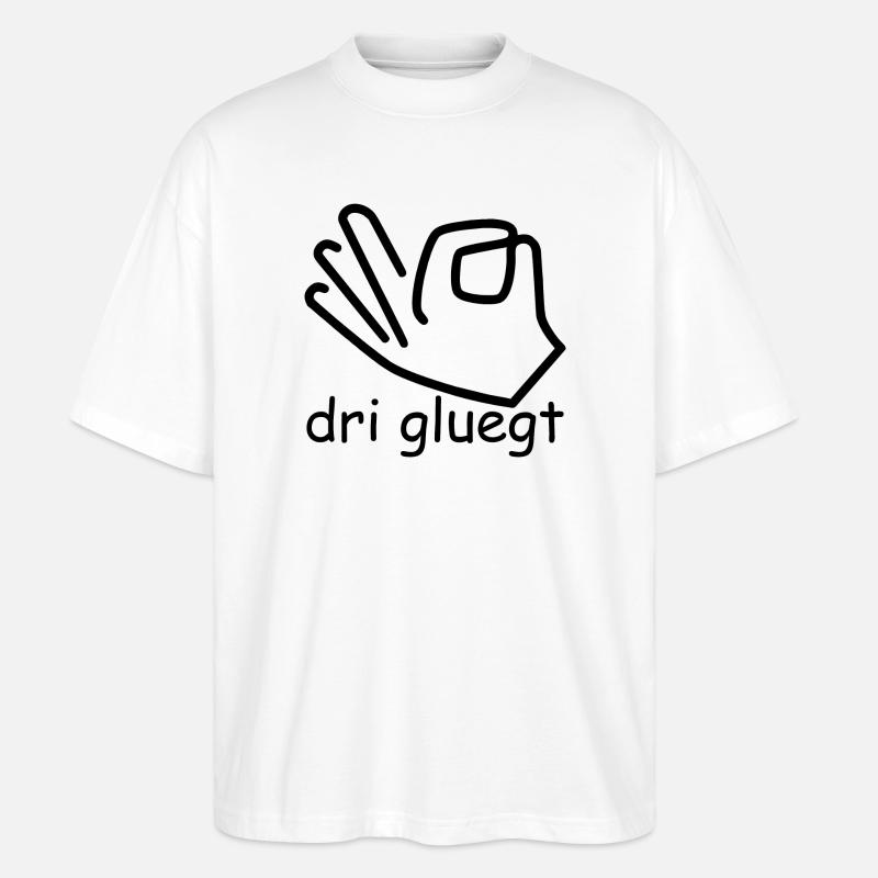 dri gluegt - Stanley/Stella Oversized Unisex Bio T-Shirt Blaster 2.0 - Weiß