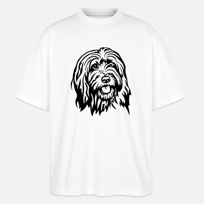 Gos d'atura Catala Kopf - Stanley/Stella Oversized Unisex Bio T-Shirt Blaster 2.0 - Weiß