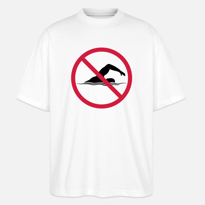 Nage de bouclier interdite - T-shirt bio Blaster 2.0 coupe oversize Stanley/Stella Unisexe - blanc