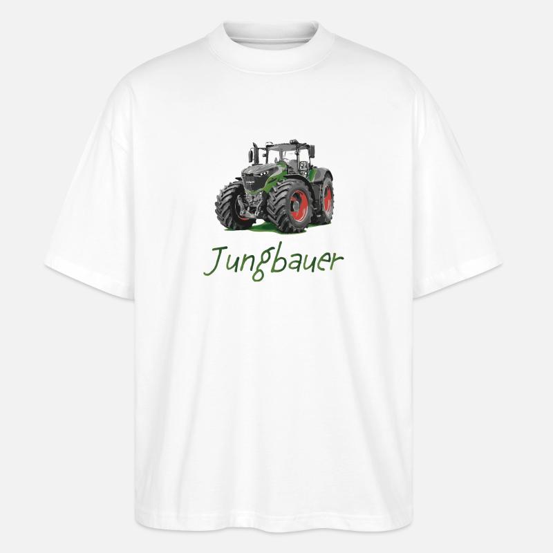 Jungbauer - Stanley/Stella Oversized Unisex Bio T-Shirt Blaster 2.0 - Weiß
