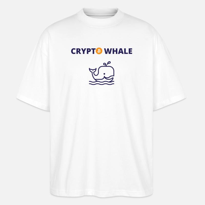 Krypto-Wal - Stanley/Stella Oversized Unisex Bio T-Shirt Blaster 2.0 - Weiß