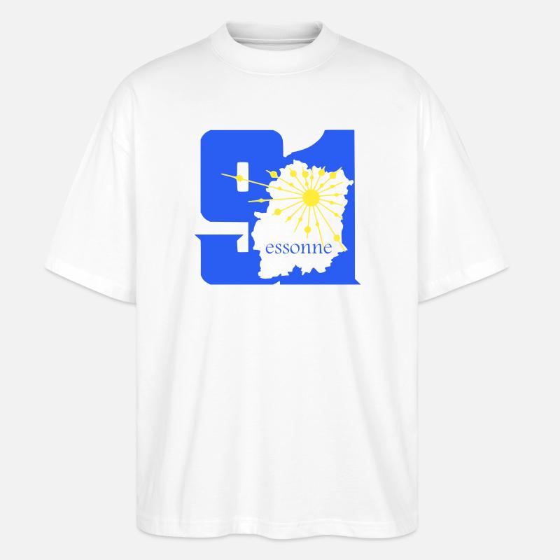Essonne - Stanley/Stella Oversized Unisex Bio T-Shirt Blaster 2.0 - Weiß