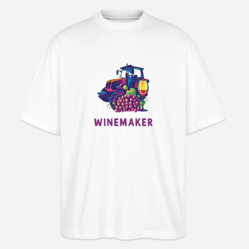 Winzer Design - Stanley/Stella Oversized Unisex Bio T-Shirt Blaster 2.0 - Weiß