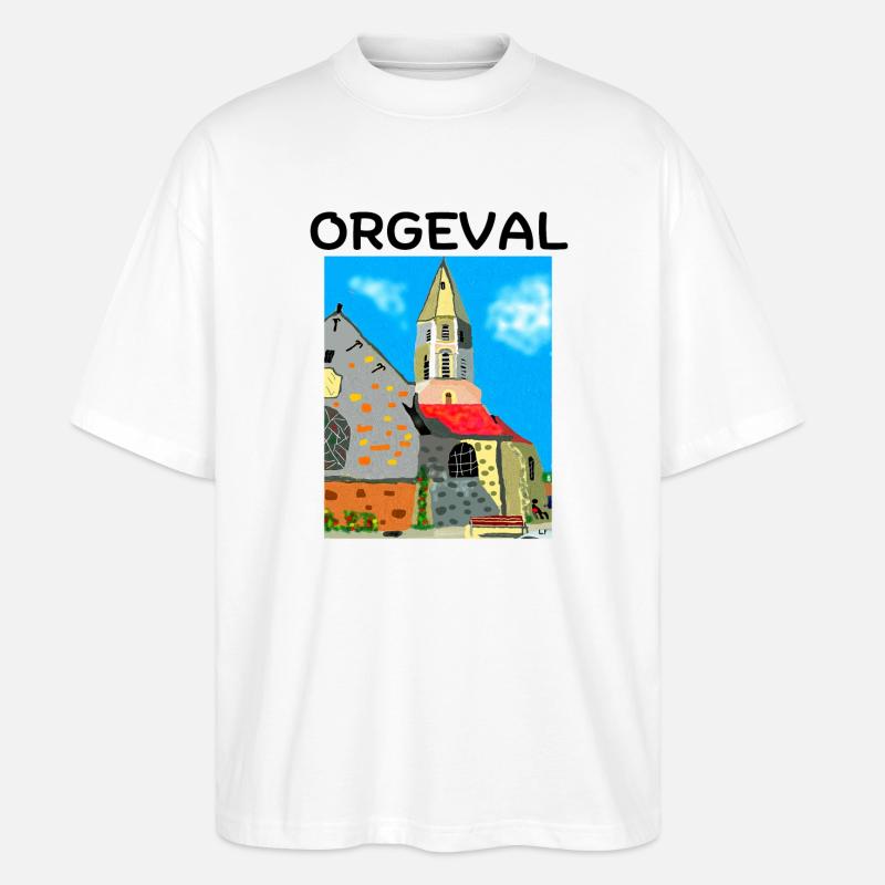 Orgeval, Yvelines, Versailles - T-shirt bio Blaster 2.0 coupe oversize Stanley/Stella Unisexe - blanc