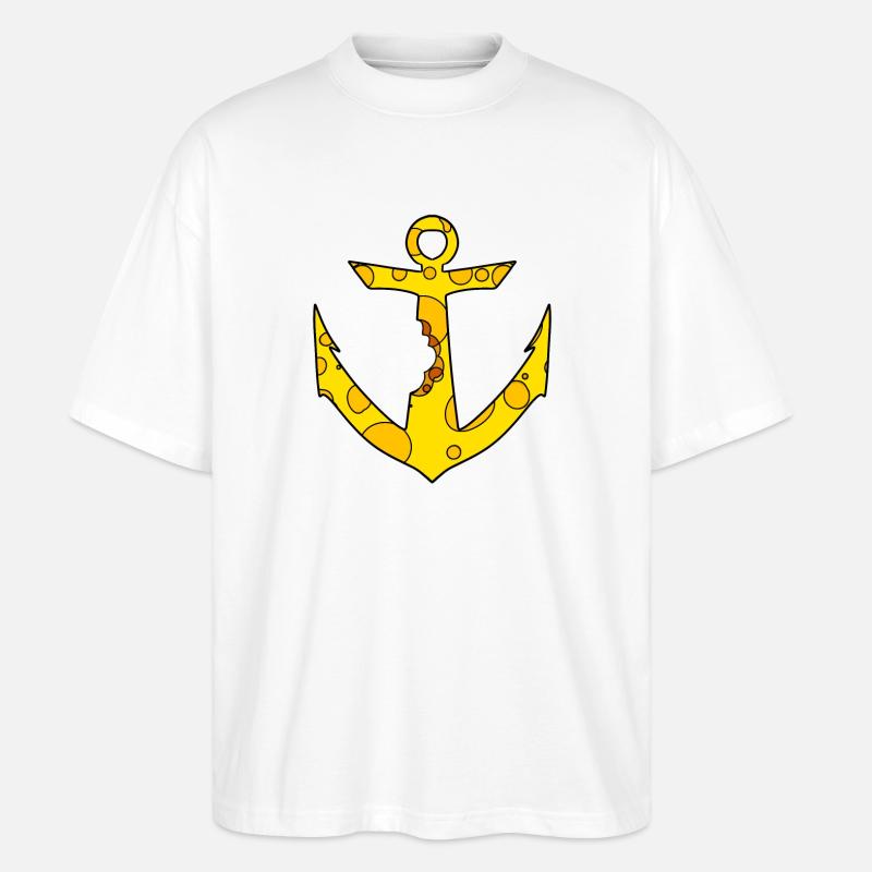 Ancre de fromage - T-shirt bio Blaster 2.0 coupe oversize Stanley/Stella Unisexe - blanc