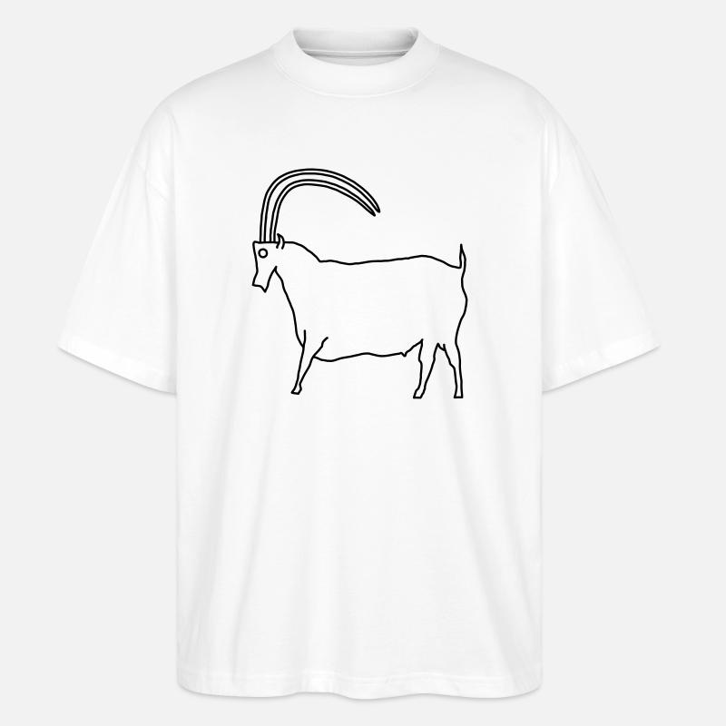bock11082022 - Stanley/Stella Oversized Unisex Bio T-Shirt Blaster 2.0 - Weiß