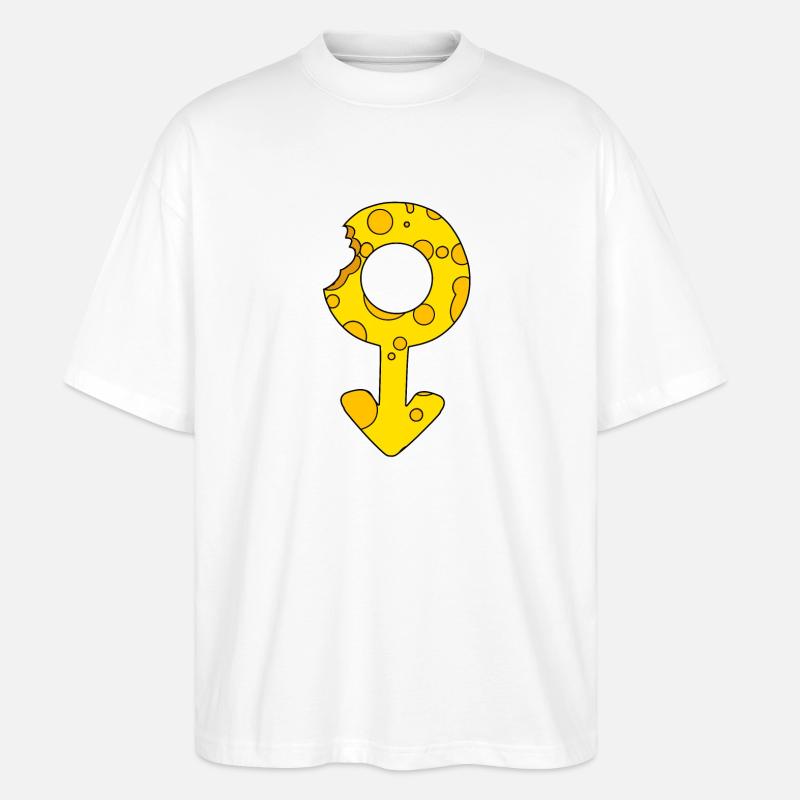 transgeschlechtliche Frau - Stanley/Stella Oversized Unisex Bio T-Shirt Blaster 2.0 - Weiß