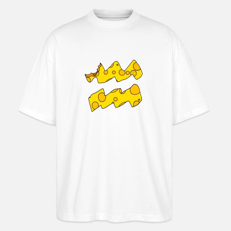 Sternzeichen Wassermann - Stanley/Stella Oversized Unisex Bio T-Shirt Blaster 2.0 - Weiß
