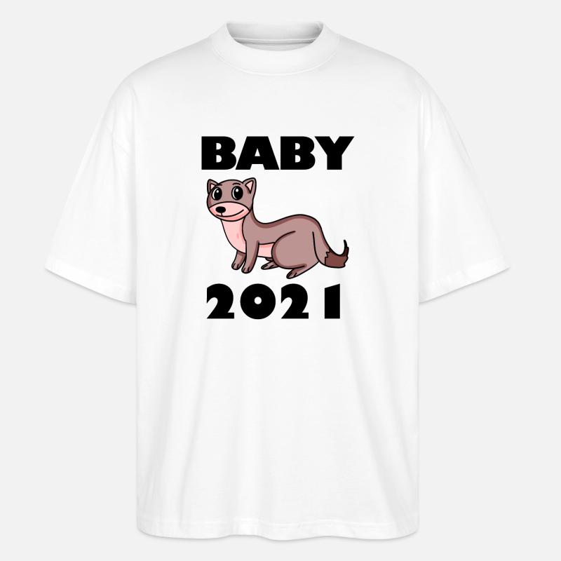 Bébé 2021 - T-shirt bio Blaster 2.0 coupe oversize Stanley/Stella Unisexe - blanc