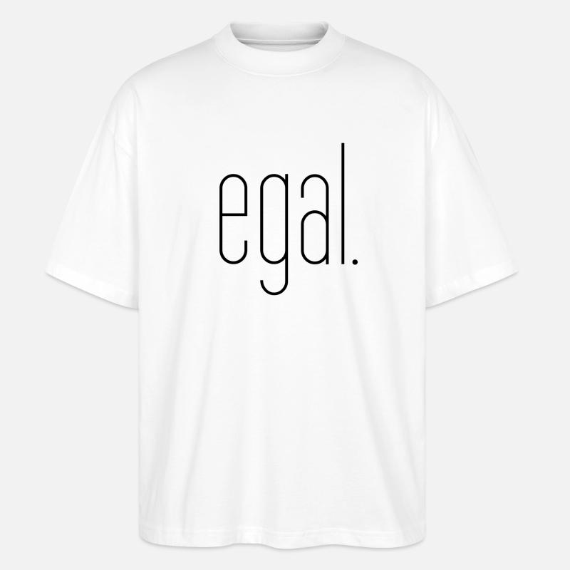 egal - Stanley/Stella Oversized Unisex Bio T-Shirt Blaster 2.0 - Weiß