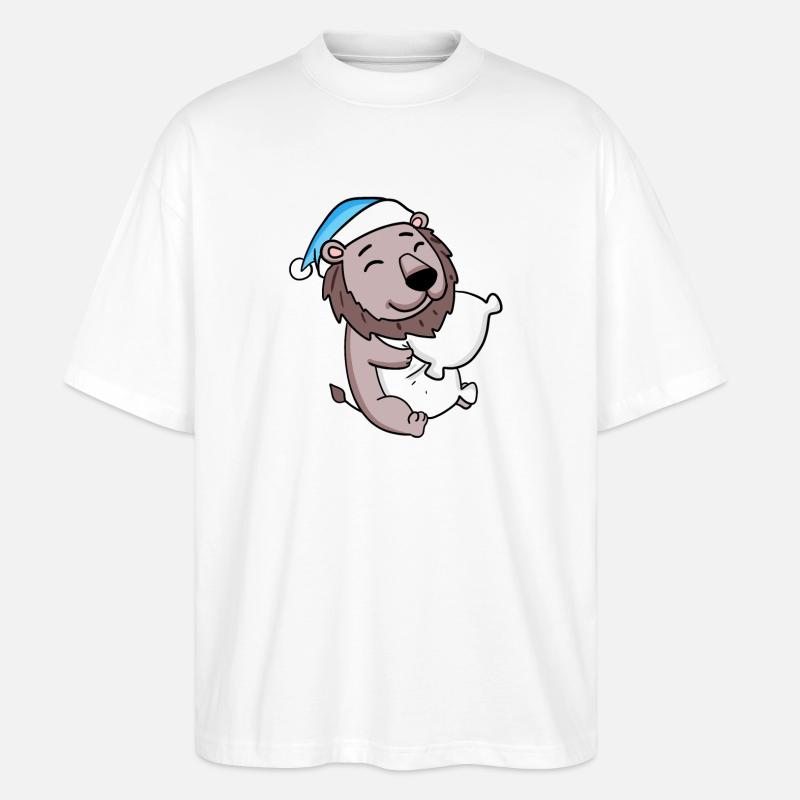 Löwe Baby - Stanley/Stella Oversized Unisex Bio T-Shirt Blaster 2.0 - Weiß