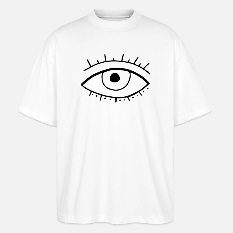 Oeil - T-shirt bio Blaster 2.0 coupe oversize Stanley/Stella Unisexe - blanc