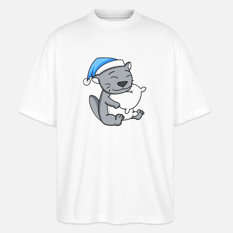 Britisch Kurzhaar - Stanley/Stella Oversized Unisex Bio T-Shirt Blaster 2.0 - Weiß