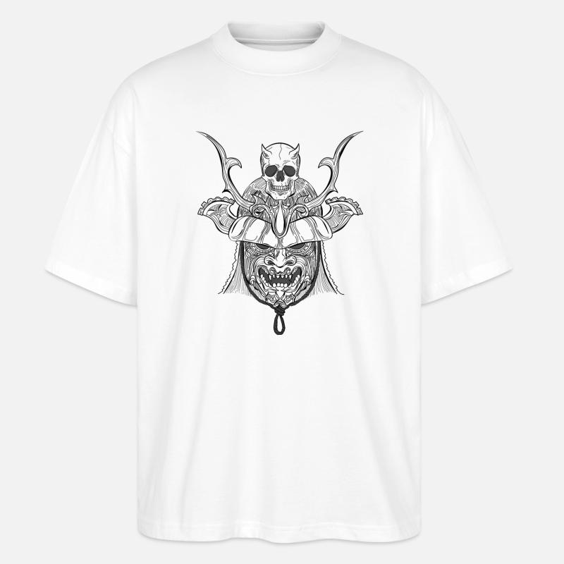 SAMURAI ver 2 - T-shirt bio Blaster 2.0 coupe oversize Stanley/Stella Unisexe - blanc