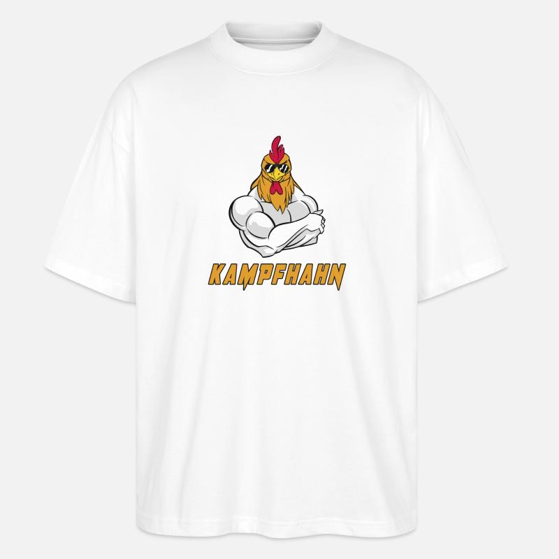 Conception de combat - T-shirt bio Blaster 2.0 coupe oversize Stanley/Stella Unisexe - blanc