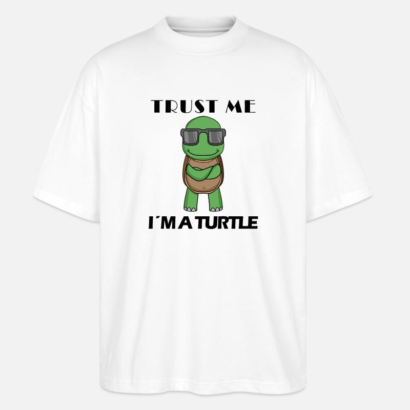 tortue cool - T-shirt bio Blaster 2.0 coupe oversize Stanley/Stella Unisexe - blanc