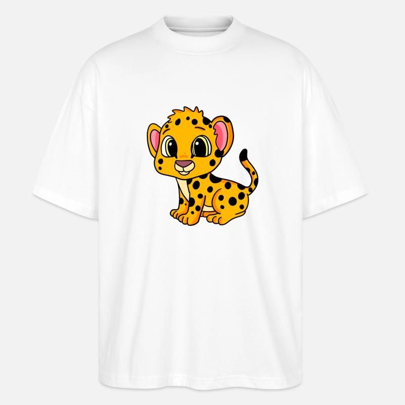Guépard - T-shirt bio Blaster 2.0 coupe oversize Stanley/Stella Unisexe - blanc