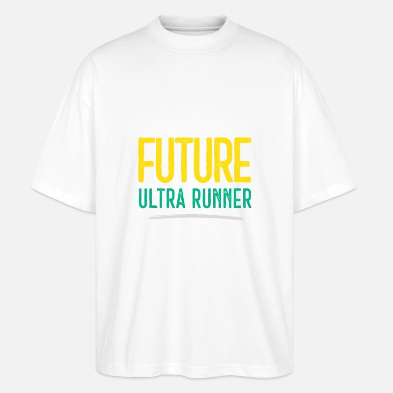 Future Ultra Runner - Stanley/Stella Oversized Unisex Bio T-Shirt Blaster 2.0 - Weiß