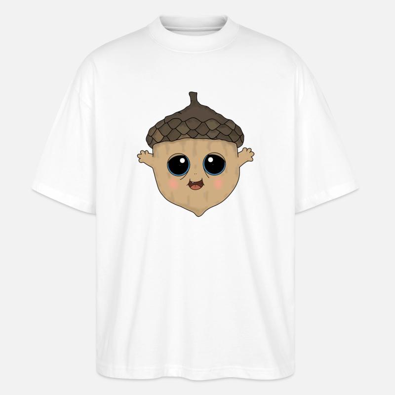 Eichelmännchen - Stanley/Stella Oversized Unisex Bio T-Shirt Blaster 2.0 - Weiß