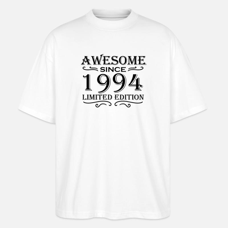 1994 - Né en 1994 - T-shirt bio Blaster 2.0 coupe oversize Stanley/Stella Unisexe - blanc