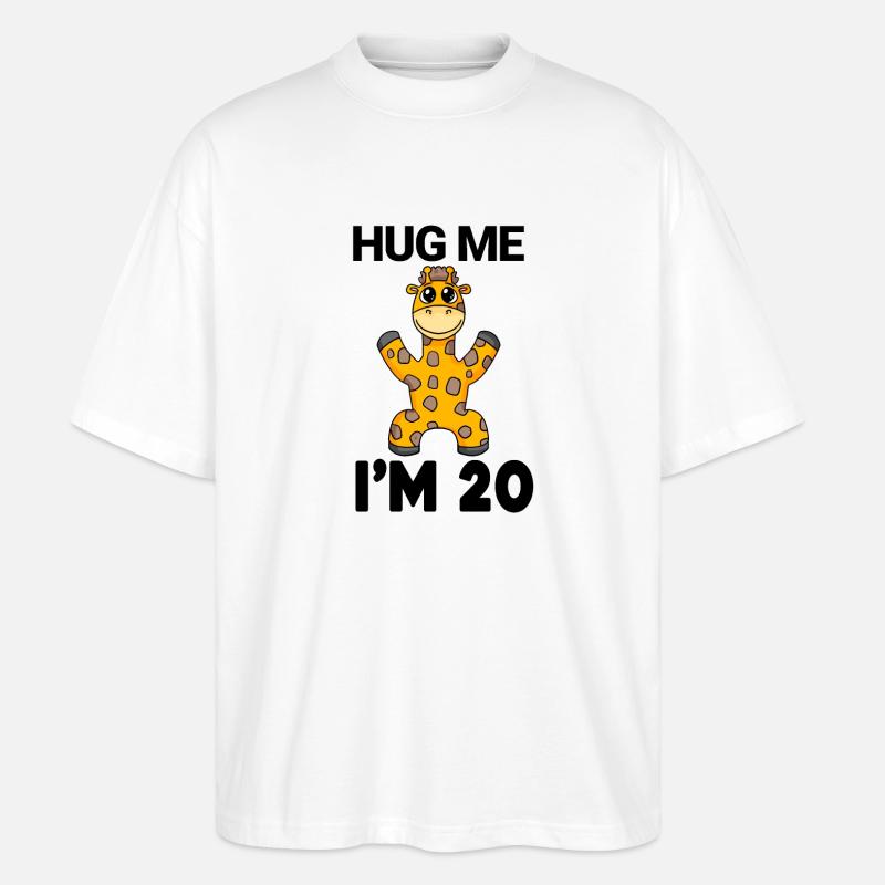 20 ans - 20 ans - câlin - T-shirt bio Blaster 2.0 coupe oversize Stanley/Stella Unisexe - blanc