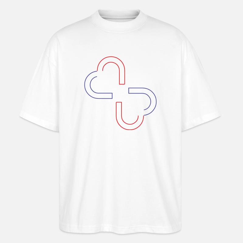 Dual-Core - Stanley/Stella Oversized Unisex Bio T-Shirt Blaster 2.0 - Weiß