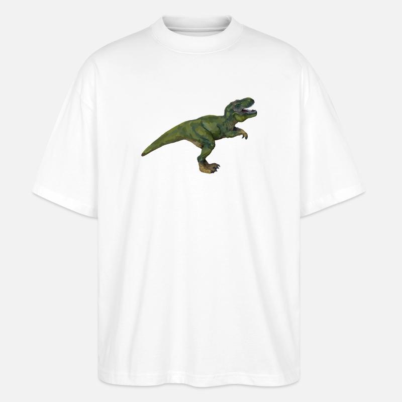 Tom T-Rex - Stanley/Stella Oversized Unisex Bio T-Shirt Blaster 2.0 - Weiß