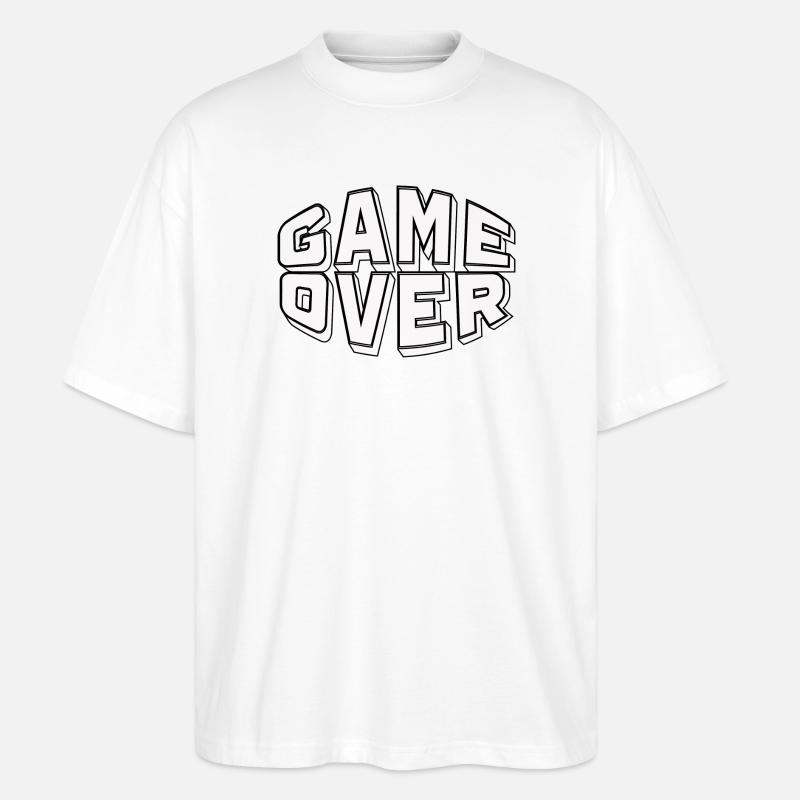 Spielende - Stanley/Stella Oversized Unisex Bio T-Shirt Blaster 2.0 - Weiß