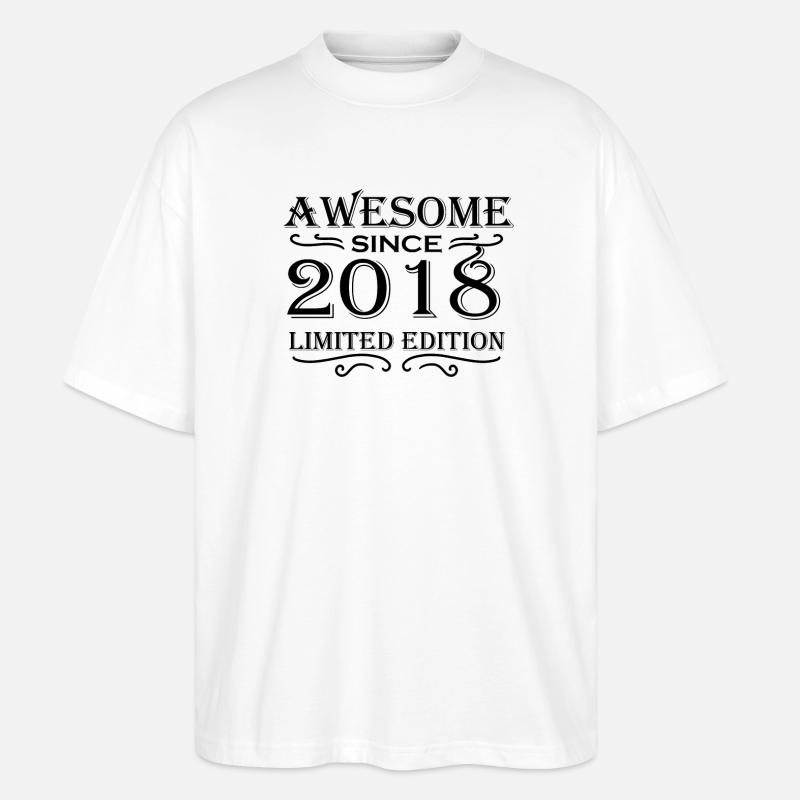 2018 - Stanley/Stella Oversized Unisex Bio T-Shirt Blaster 2.0 - Weiß