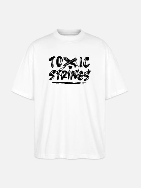 Toxic Strings - Stanley/Stella Oversized Unisex Organic T-shirt Blaster 2.0 - white