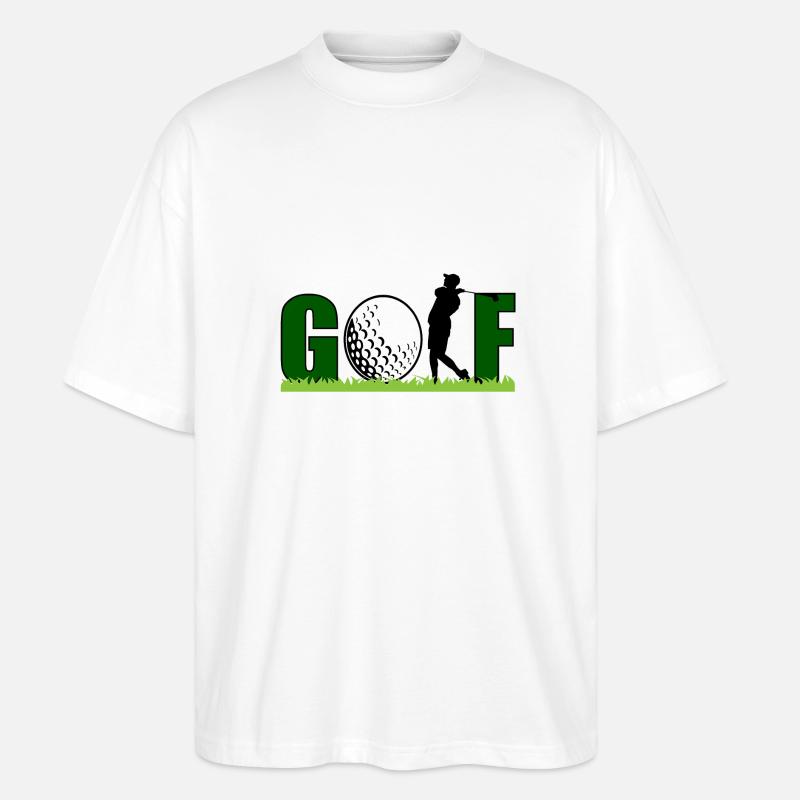 Golf - Stanley/Stella Oversized Unisex Bio T-Shirt Blaster 2.0 - Weiß