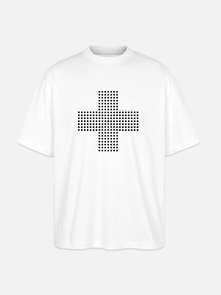 Kreuzpunkte - Stanley/Stella Oversized Unisex Bio T-Shirt Blaster 2.0 - Weiß