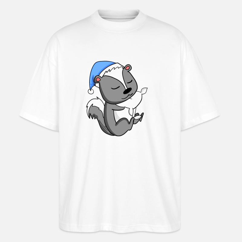 Mouffette - T-shirt bio Blaster 2.0 coupe oversize Stanley/Stella Unisexe - blanc