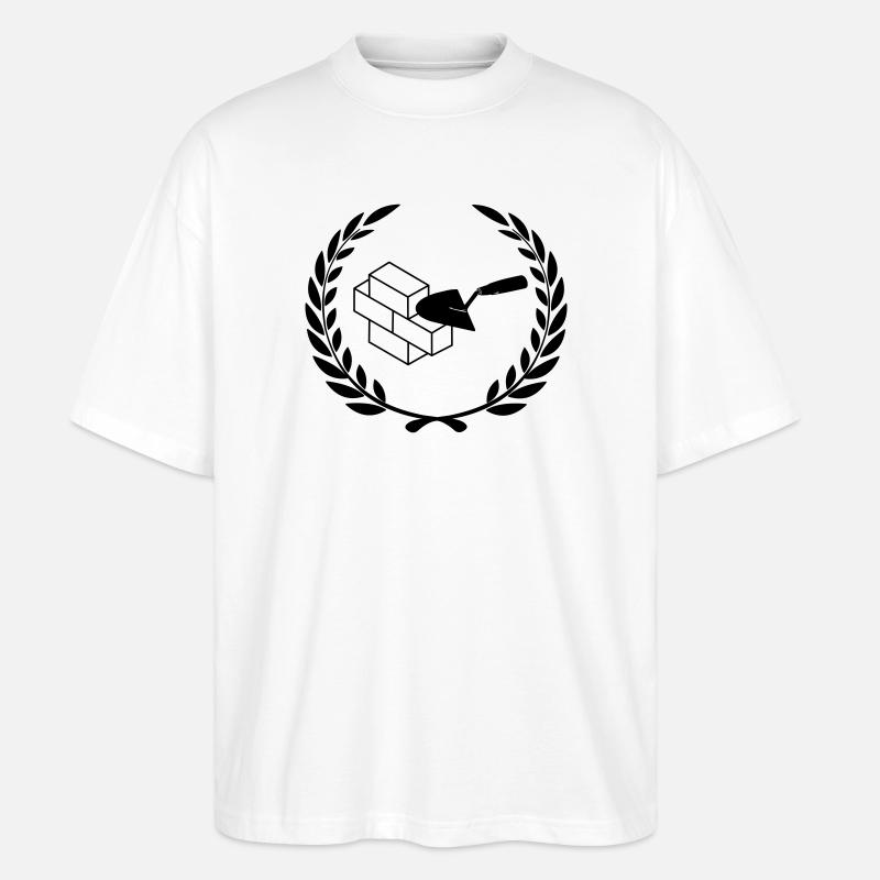 Masonry tools for masonry - Stanley/Stella Oversized Unisex Organic T-shirt Blaster 2.0 - white