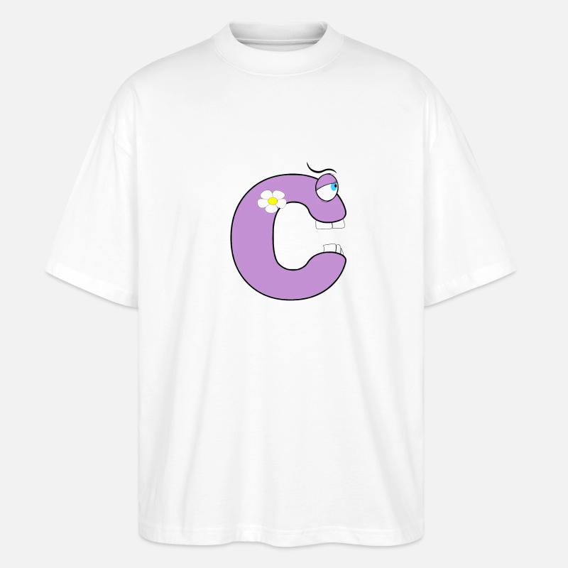 C - Stanley/Stella Blaster 2.0 Unisex Oversized Luomu T-paita - valkoinen