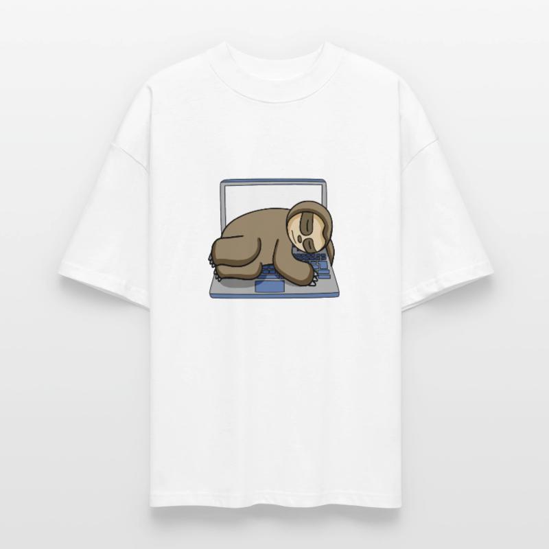 Computer Nerd Programmer Gift Stanley/Stella Oversized Unisex Organic T-shirt Blaster 2.0
