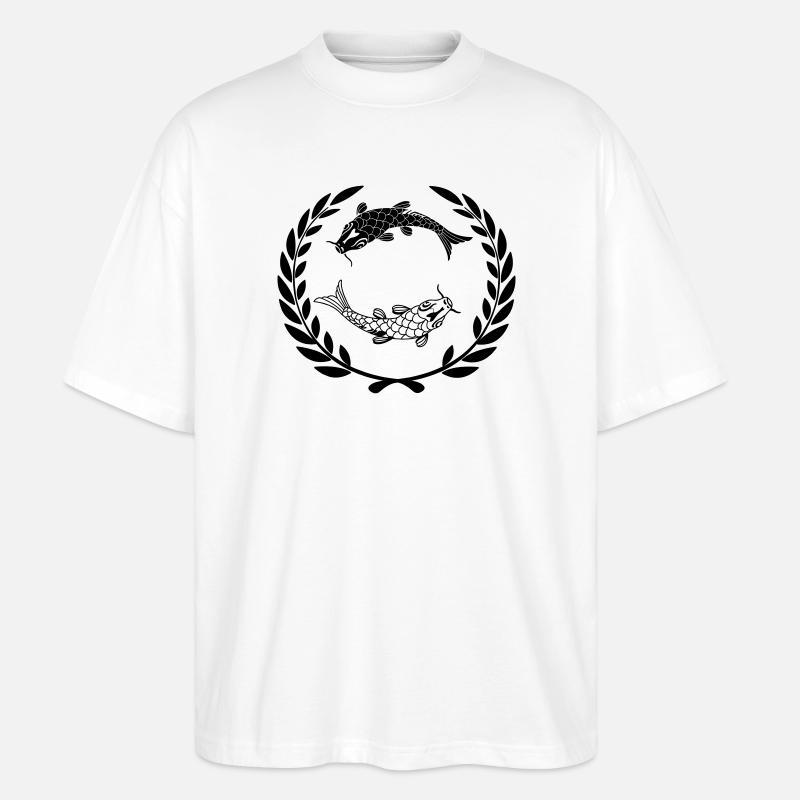 Poisson 009 - T-shirt bio Blaster 2.0 coupe oversize Stanley/Stella Unisexe - blanc