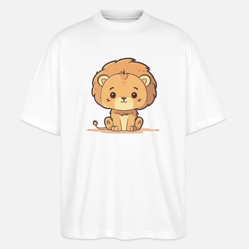 Lionceau - T-shirt bio Blaster 2.0 coupe oversize Stanley/Stella Unisexe - blanc