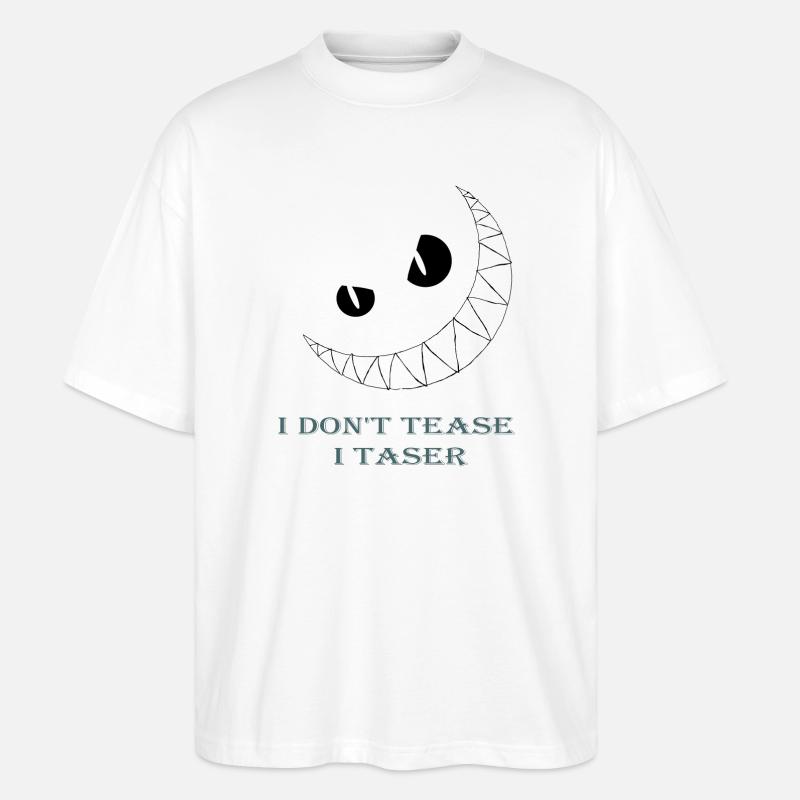 Seid gewarnt - Stanley/Stella Oversized Unisex Bio T-Shirt Blaster 2.0 - Weiß