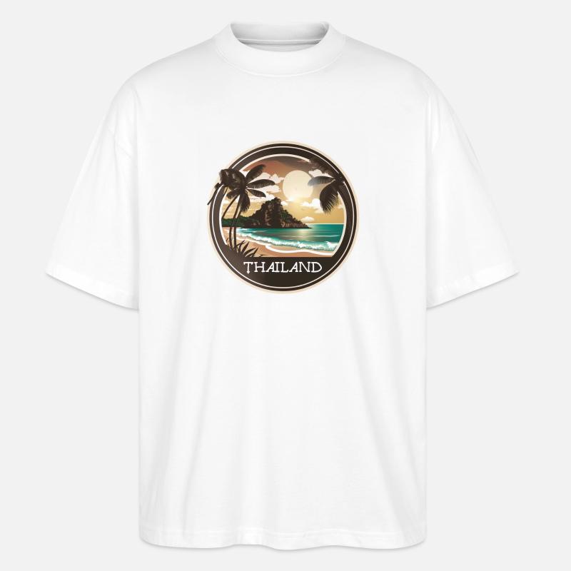 Thailand - Stanley/Stella Oversized Unisex Bio T-Shirt Blaster 2.0 - Weiß