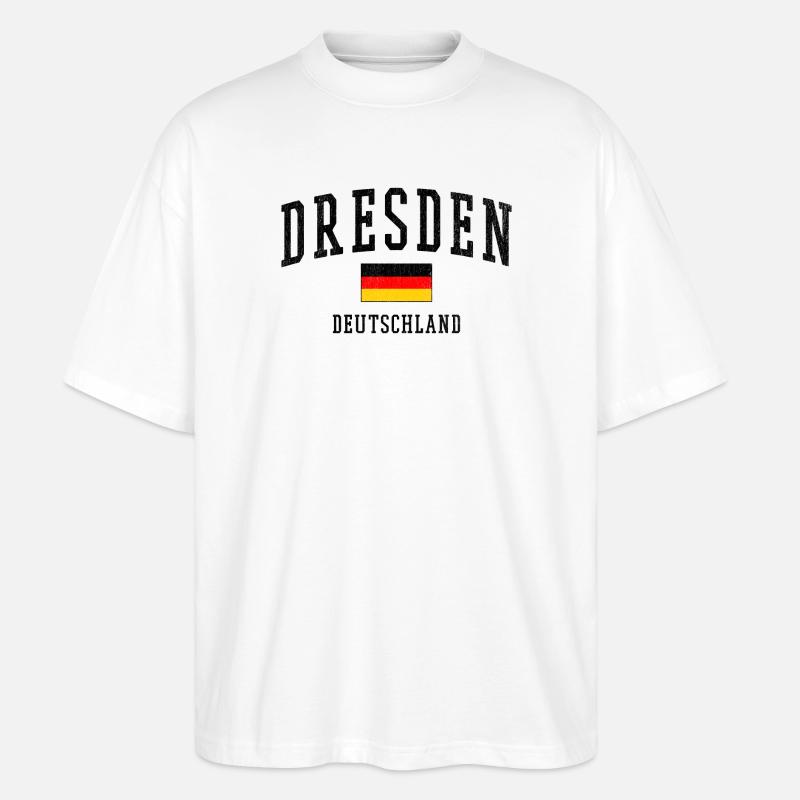 Dresden - Stanley/Stella Oversized Unisex Bio T-Shirt Blaster 2.0 - Weiß