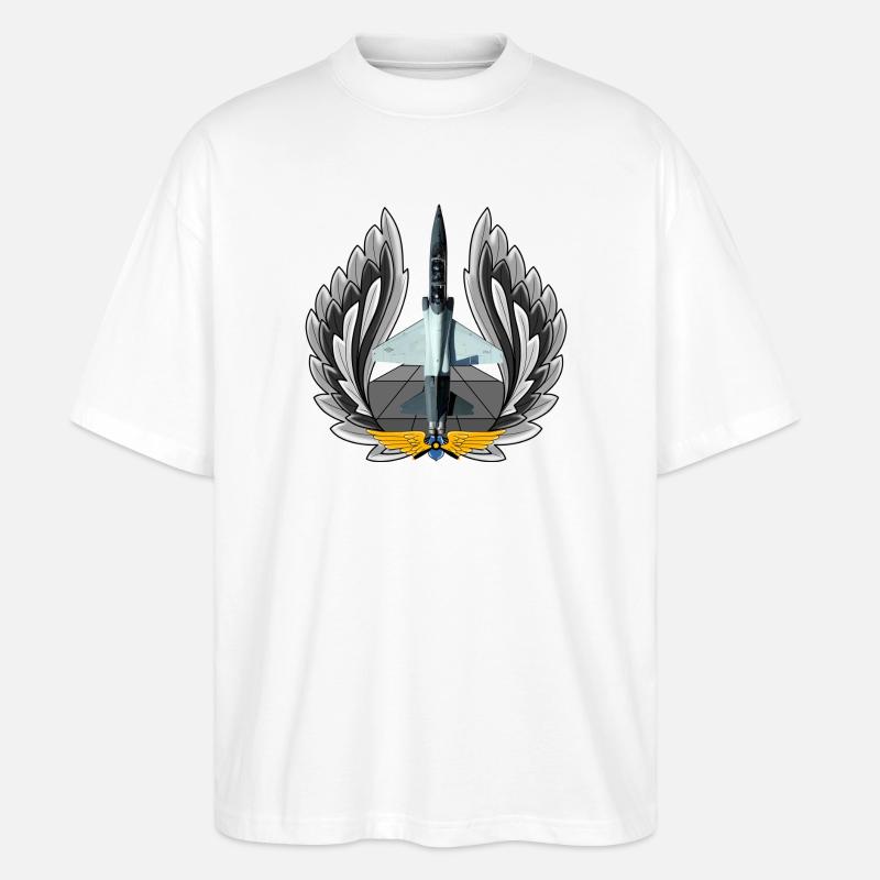T-38C Talon - Stanley/Stella Oversized Unisex Bio T-Shirt Blaster 2.0 - Weiß