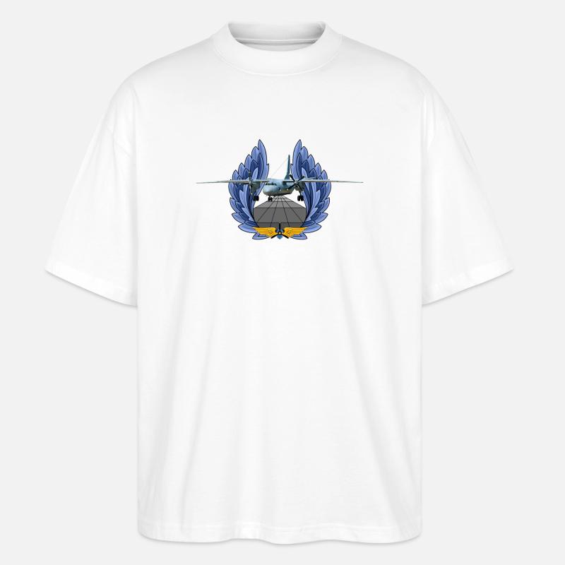 An-26 - Stanley/Stella Oversized Unisex Bio T-Shirt Blaster 2.0 - Weiß